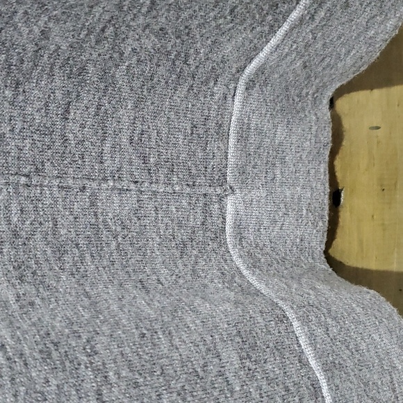 ELEVEN PARIS MENS GRAY PULLOVER SWEATER WITH LEATHER PATCHES SIZE XXL - Picture 9 of 10